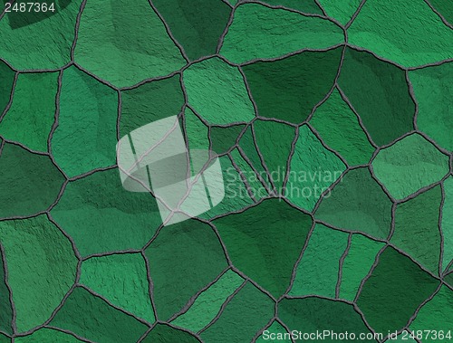 Image of Dark green tiles seamless background