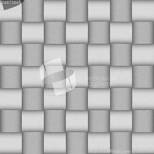 Image of White wicker background (seamless pattern)