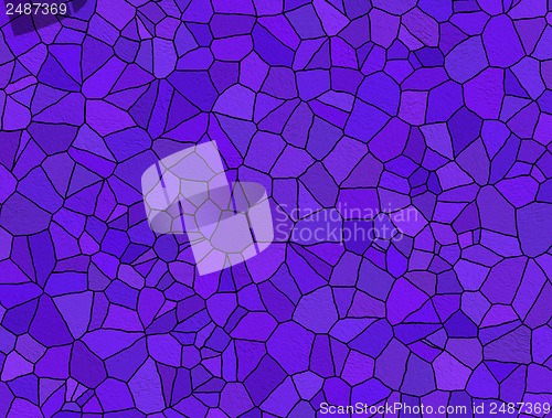 Image of Violet abstract stained glass mosaic background