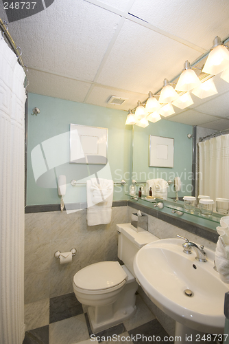 Image of luxury hotel bathroom