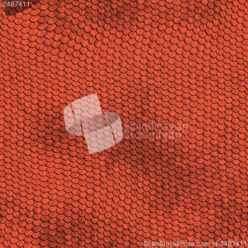 Image of red reptile texture - seamless