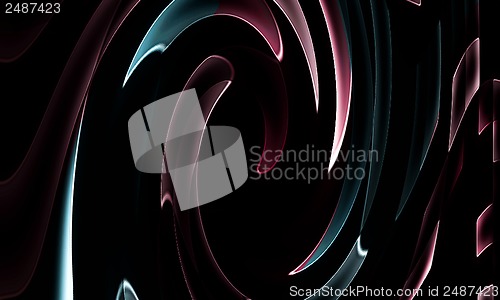 Image of Colorful rendered fractal design