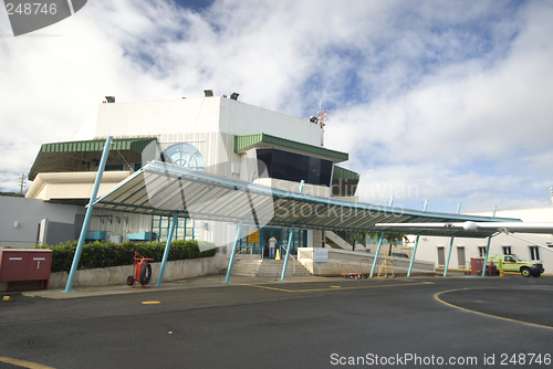 Image of small airport terminal