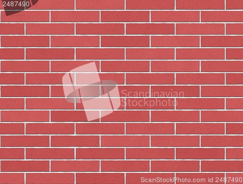 Image of wall of pink bricks