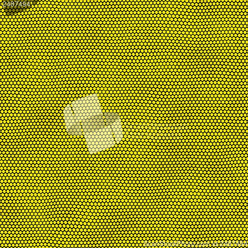 Image of Yellow dots on black background