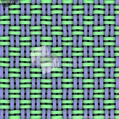 Image of colorful texture of rattan