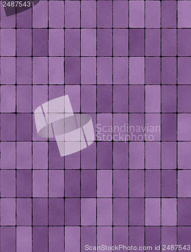 Image of Seamless texture of purple tiles