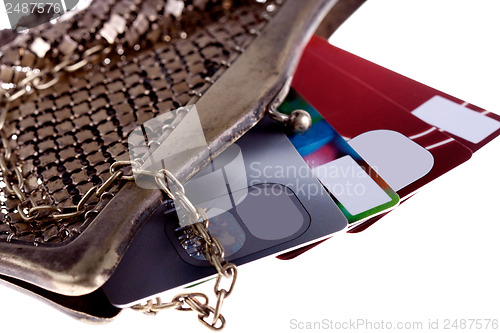 Image of wallet with credit cards