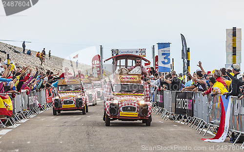 Image of Cochonou Cars During Tour de France