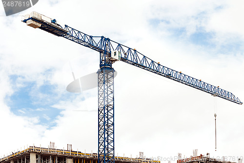 Image of Construction site with crane