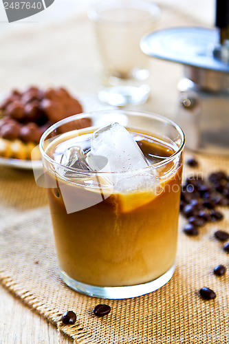 Image of Ice coffee with milk