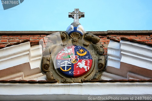 Image of cross of the medieval castle