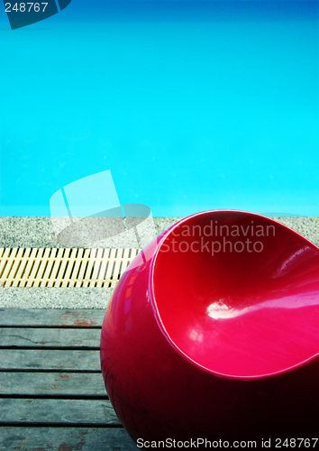 Image of By the pool