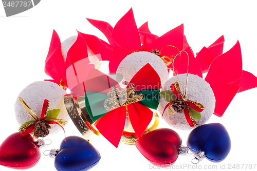 Image of christmas tree ornaments