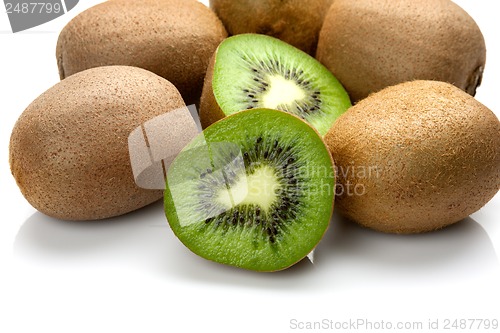 Image of Kiwi fruit isolated on white background