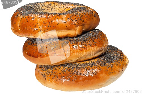 Image of bagels with poppy seeds