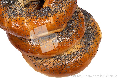 Image of bagels with poppy seeds