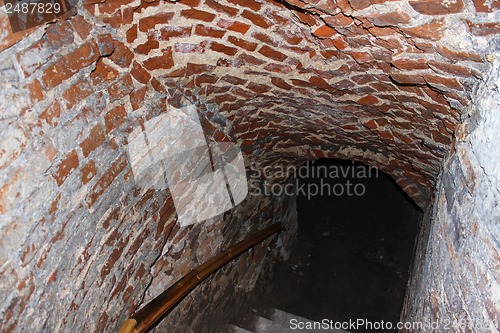 Image of Well lit catacombs of the castle