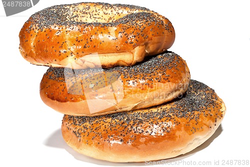 Image of bagels with poppy seeds