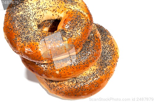 Image of bagels with poppy seeds
