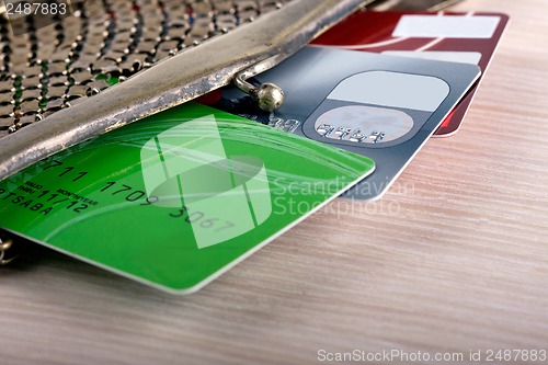 Image of wallet with credit cards