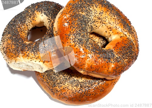 Image of bagels with poppy seeds