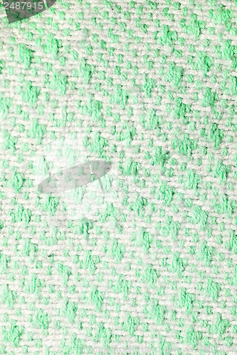 Image of woolen fabric with color blotches