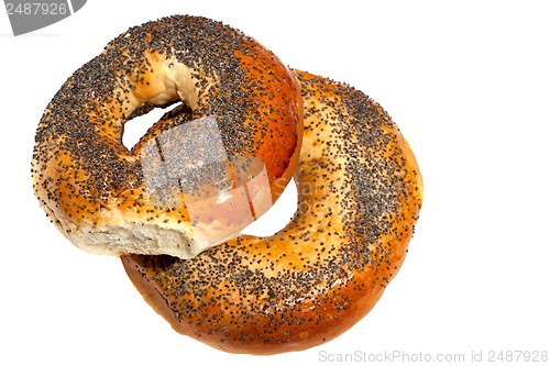 Image of bagels with poppy seeds