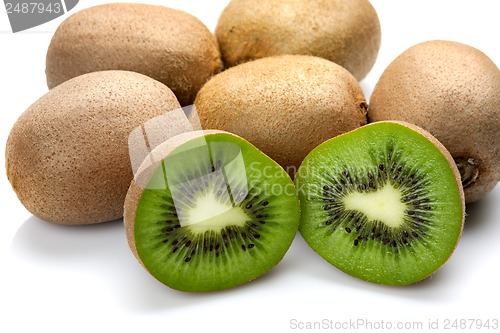 Image of Kiwi fruit isolated on white background