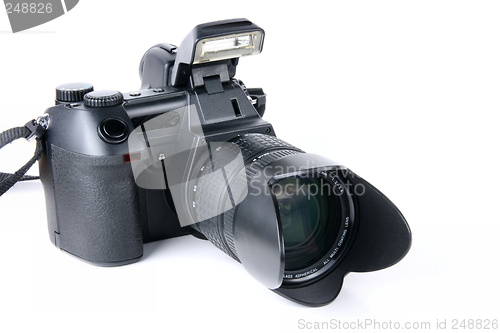 Image of Digital camera with zoom lens