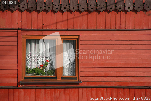 Image of Wooden decorative window