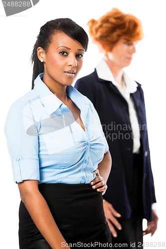 Image of business team diversity happy isolated
