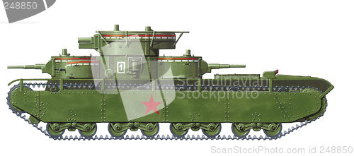 Image of T-35 very heavy tank