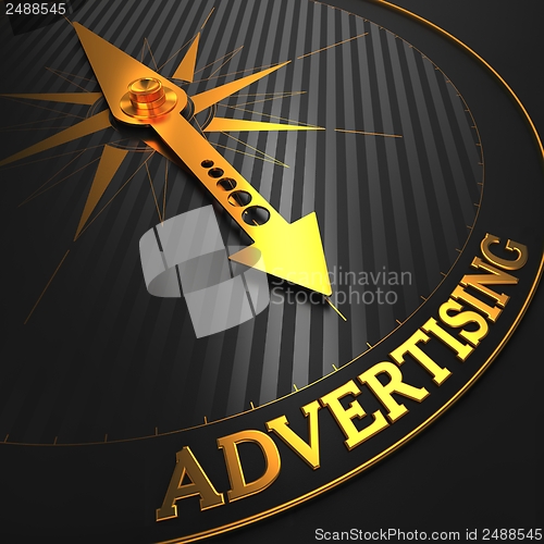 Image of Advertising. Business Background.