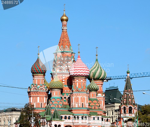 Image of St. Basil's Cathedral in Moscow