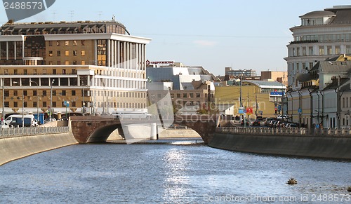 Image of The drainage channel in Moscow