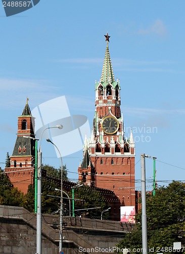 Image of And Spassky Tower of Moscow Kremlin Tsar