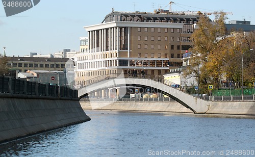 Image of The drainage channel in Moscow