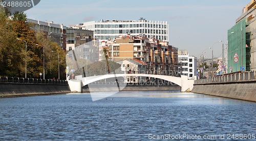 Image of The drainage channel in Moscow