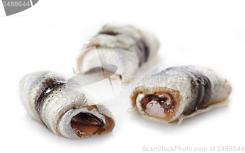 Image of anchovies rolls