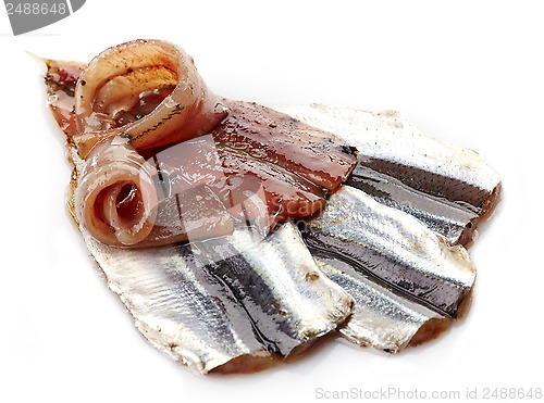 Image of salted anchovies