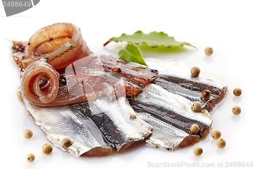 Image of salted anchovies