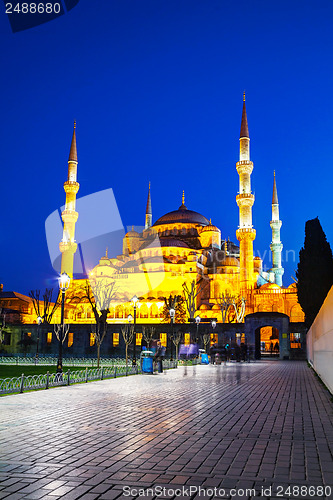 Image of Sultan Ahmed Mosque (Blue Mosque) in Istanbul