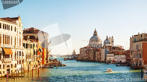 Image of View to Basilica Di Santa Maria della Salute in Venice