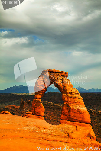 Image of Delicate Arch at the Arches National Park, Utah, USA