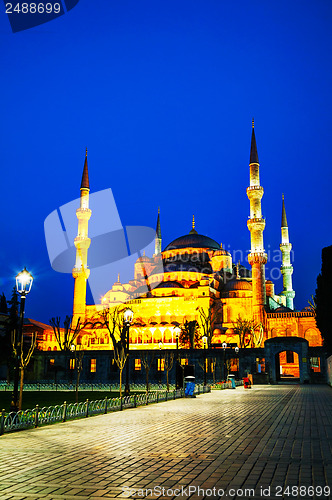 Image of Sultan Ahmed Mosque (Blue Mosque) in Istanbul