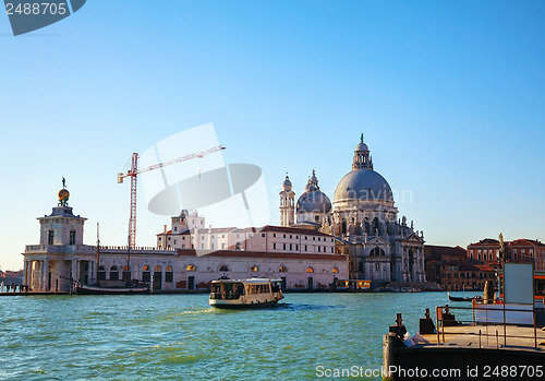 Image of View to Basilica Di Santa Maria della Salute in Venice