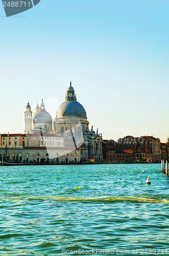 Image of View to Basilica Di Santa Maria della Salute in Venice