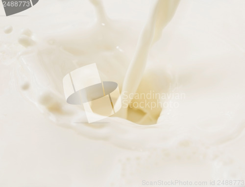 Image of milk splash
