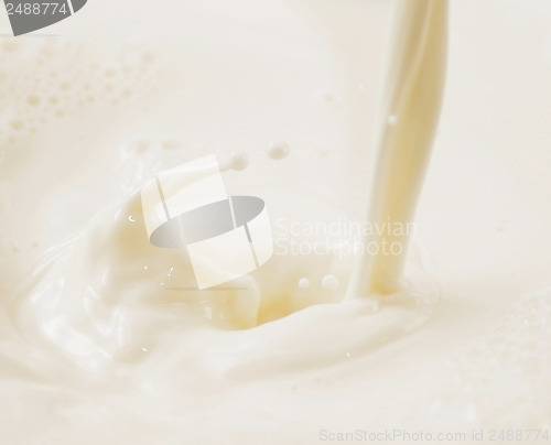 Image of milk splash